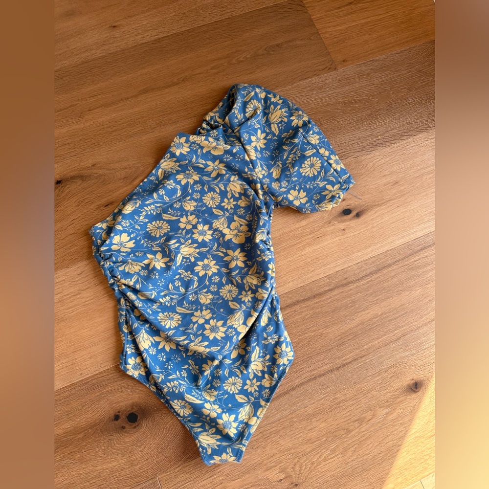 Free People one shoulder bodysuit